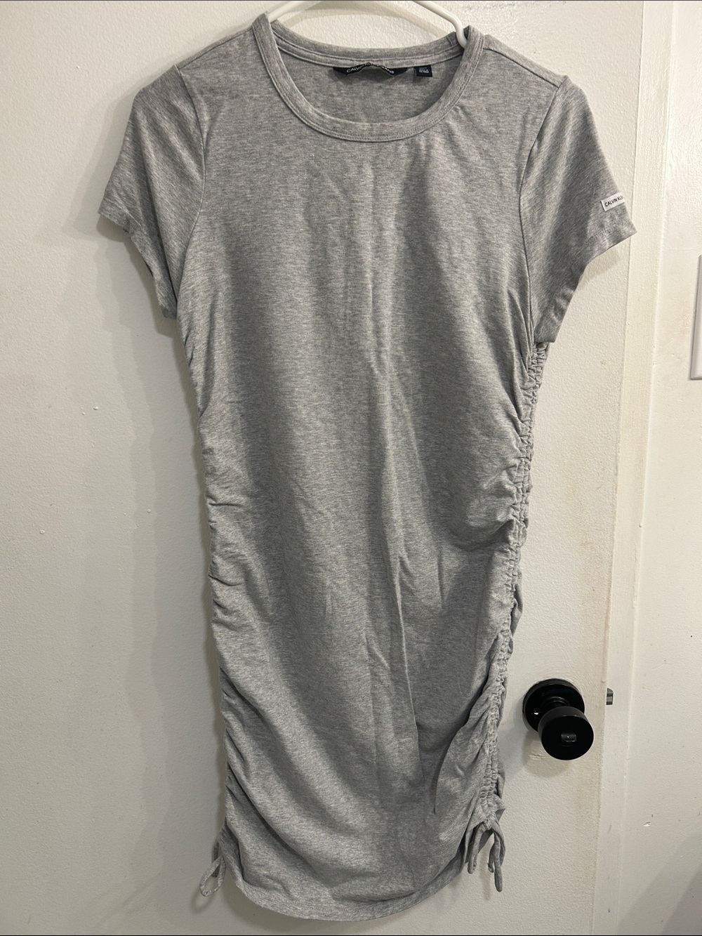 Calvin Klein Ruched T Shirt Dressi